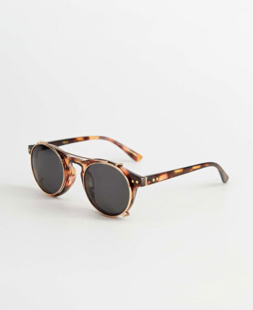 Leonard rounded sunglass